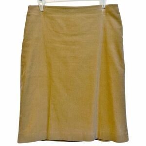 GAP ☆ Straight Corduroy Midi Skirt ☆ Cotton Stretch Academia